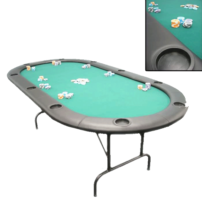 Texas Hold em Poker Table: folding legs